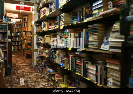 Viste generali di una vecchia libreria in Bognor Regis, West Sussex, Regno Unito. Foto Stock