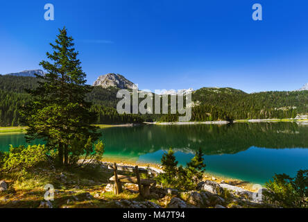 Lago Nero (Crno Jezero) del Durmitor - Montenegro Foto Stock