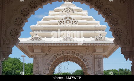 Il tempio di Akshardham a Robbinsville, New Jersey Foto Stock