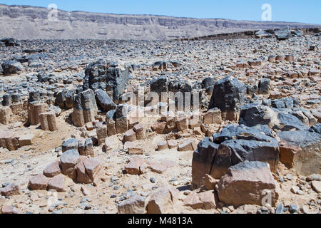 Nazionale parco geologico HaMakhtesh HaRamon. Israele . Foto Stock