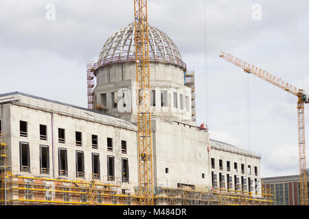 La ricostruzione della Città di Berlino Palace (Berliner Stadtschloss) Foto Stock