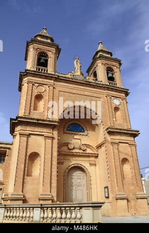 Chiesa parrocchiale di Nostra Signora di Pompei, Marsaxlokk Foto Stock