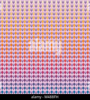 Seamless ultravioletto (il colore trend 2018) modello geometrico su sfondo colorato. Illustrazione Vettoriale