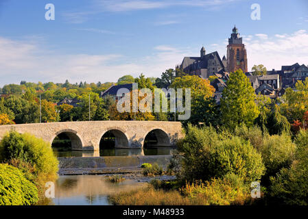 Wetzlar ponte vecchio Foto Stock