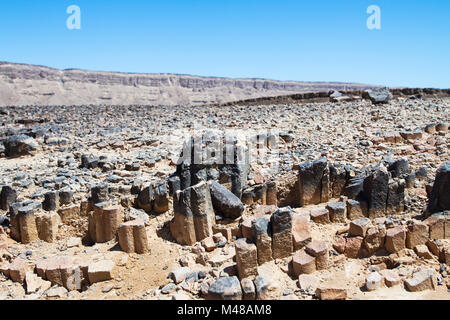 Nazionale parco geologico HaMakhtesh HaRamon. Israele . Foto Stock