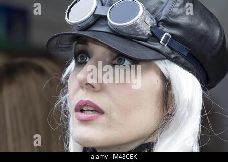 Ritratto in stile steampunk Foto Stock