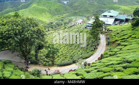 Colpo del bellissimo paesaggio & building lungo le strade della Malesia Shot del bellissimo paesaggio & building lungo le strade della Malesia Foto Stock