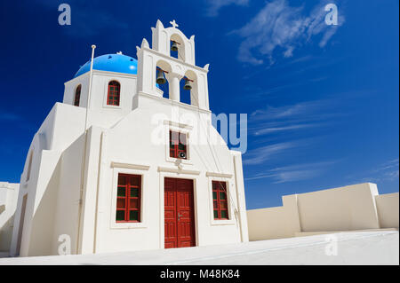 Chiesa di Oia - Santorini Foto Stock