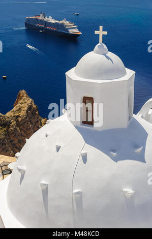 Chiesa di Fira, Santorini Foto Stock