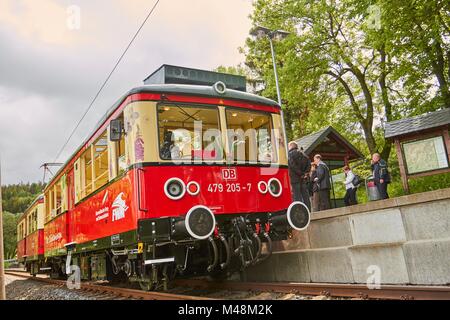 Deutsche Bahn: Nuovo Cabriolet-Railcar nel Land della Turingia Foto Stock