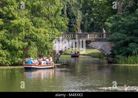 Giardino inglese in Woerlitz (Germania) Foto Stock