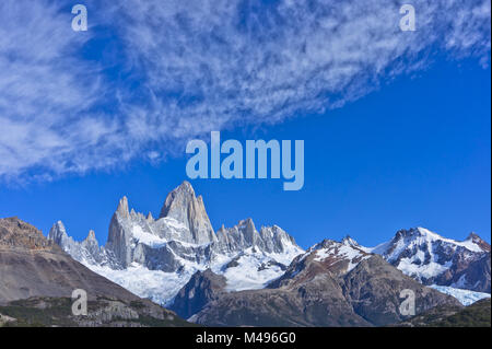 Monte Fitz Roy, Patagonia, Argentina, Sud America Foto Stock