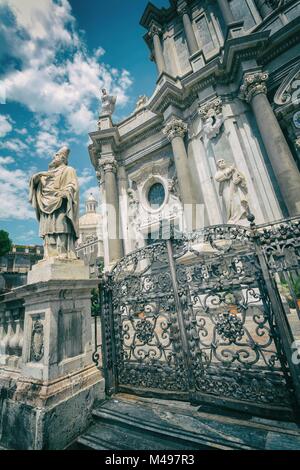 Foto di singole parti della Cattedrale di Sant'Agata Foto Stock