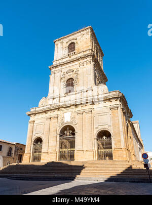 La cattedrale di Enna in Sicilia, Italia Foto Stock