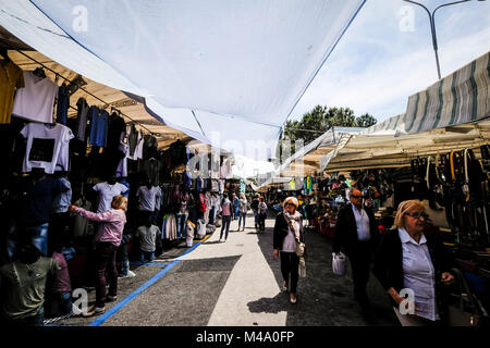 L'Italia, Piemonte, Intra-Verbania, mercato locale Foto Stock