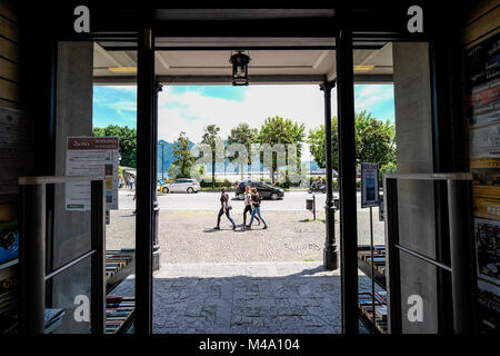 L'Italia, Piemonte, Intra-Verbania, vita quotidiana Foto Stock