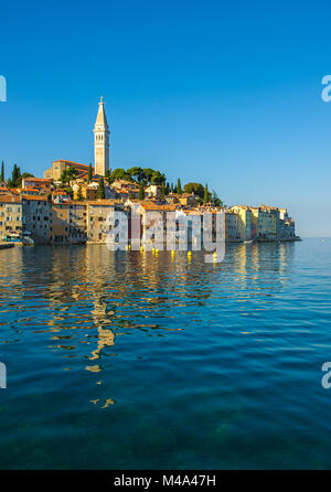 Città vecchia di Rovigno, Istria, Croazia Foto Stock