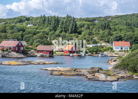 Il Norvegese costa sud Foto Stock