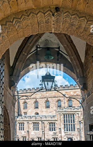 Università di Durham, situato nel castello nei pressi della cattedrale; terza università più antica in Inghilterra, Foto Stock