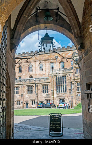 Università di Durham, situato nel castello nei pressi della cattedrale; terza università più antica in Inghilterra, Foto Stock