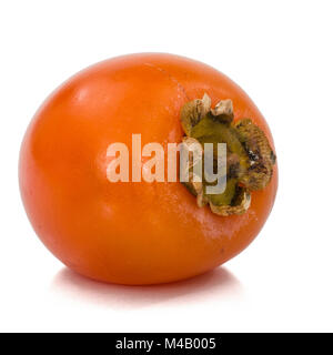 Persimmon frutta, isolati su sfondo bianco Foto Stock