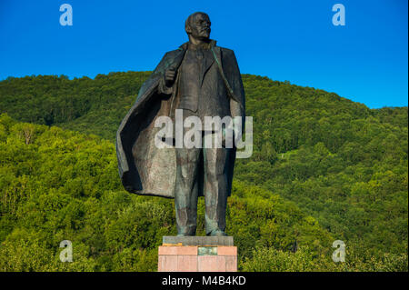 Statua di Lenin in Petropavlovsk-Kamchatsky,Kamchatka,Russia Foto Stock