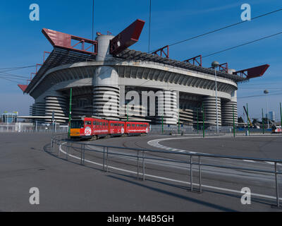 Stadio Giuseppe Meazza, Milano, lombardia, italia. Foto Stock
