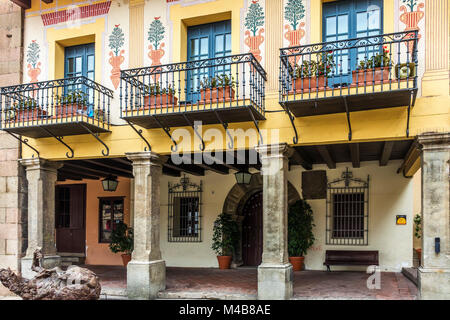 Il Villaggio Spagnolo, Poble Espanyol, Barcellona, Spagna Foto Stock