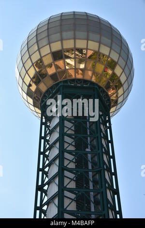 Torre Sunsphere a Knoxville, in Tennessee Foto Stock