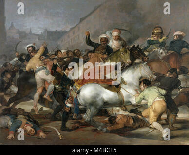 Francisco de Goya - La seconda di maggio 1808 a Madrid; la carica dei Mamelucchi