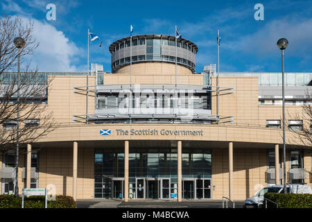 Esterno del Victoria Quay Scottish uffici governativi in Leith, Scotland, Regno Unito Foto Stock