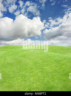 collina verde Foto Stock