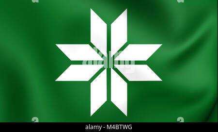 3D Bandiera del Voros. Foto Stock