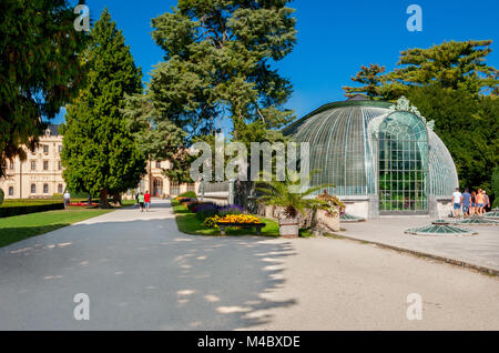 Aranciera in Liechtenstein Ex residenza estiva, Area Lednico-valtický, Sud Moravia Repubblica Ceca, Europa Foto Stock