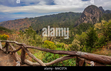 Paesaggio di La Gomera, isole Canarie, Spagna Foto Stock