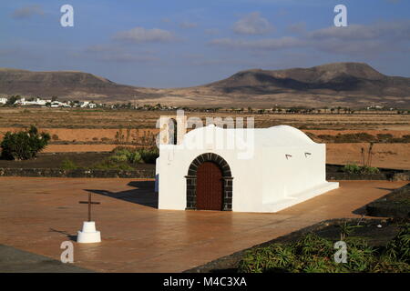 La piccola chiesa La Ermita a El Cotillo Foto Stock