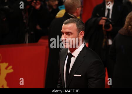 Berlino, Germania. Il 15 febbraio, 2018. Liev Schreiber alla Berlinale per la premiere di 'Isle of Dogs" il 15 febbraio 2018 a Berlino Credito: Stefan Papp/Alamy Live News Foto Stock