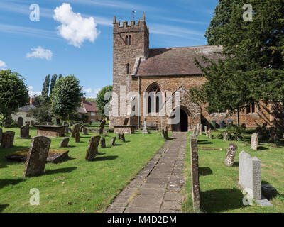 La chiesa di St Mary Priors Hardwick Warwickshire England Regno Unito Foto Stock