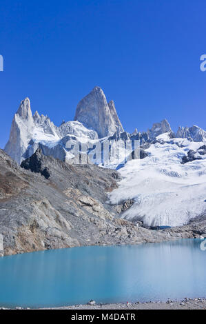 Monte Fitz Roy, Patagonia, Argentina, Sud America Foto Stock