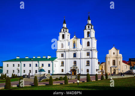 Minsk, Bielorussia, Cattedrale dello Spirito Santo Foto Stock