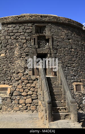 Toston castello torre a El Cotillo. Fuerteventura Foto Stock