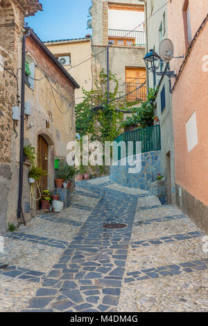 Il villaggio Torroja del Priorat nel cormaca Priorat Foto Stock