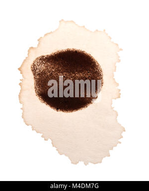 macchia di caffè Foto Stock