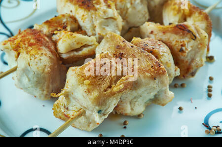 Murg Kababs Mughlai Foto Stock