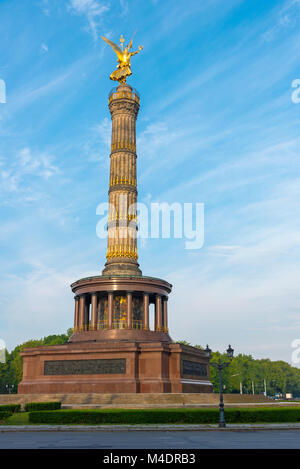 La Colonna della Vittoria al Tiergarten di Berlino Foto Stock