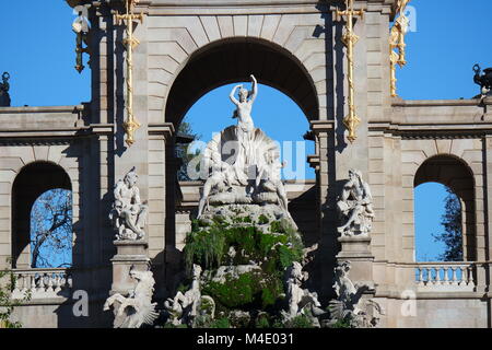 Cascada monumentale, Barcelona Foto Stock