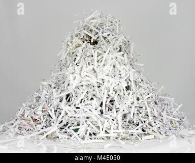 Strisce di shredded paper Foto Stock