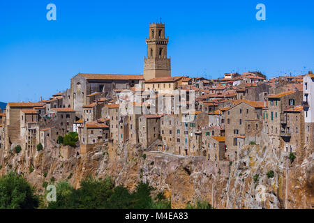 Pitigliano cittadina medievale in Toscana Italia Foto Stock