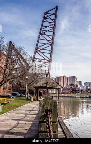 Cleveland Ohio cityscape panorami e dintorni Foto Stock