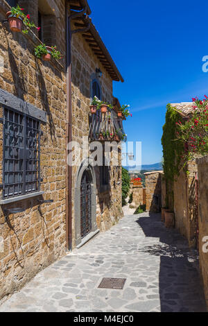 Borgo di Civita di Bagnoregio in Italia Foto Stock